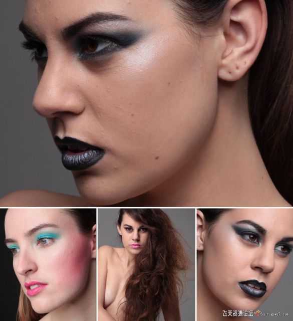 摄影RAW原图下载-人像精修练习素材-彩妆美女人像RAW格式原片72P