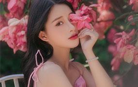 摄影RAW原图下载-粉裙美女写真RAW8P