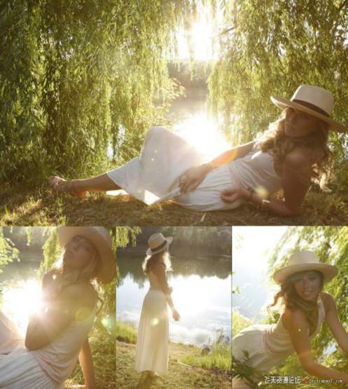 摄影RAW原图下载-户外阳光美女逆光人像美女未修摄影RAW原片28P