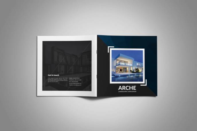 indesign页面排版-indesign排版模板方形尺寸建筑设计手册