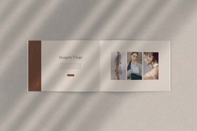 indesign 显示-indesign排版模板极简主义的品牌指南手册InDesign模