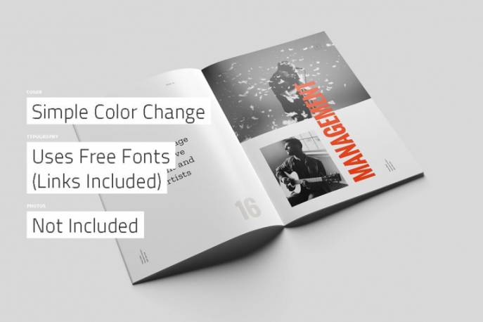 indesign 文章-indesign排版模板时尚高端简约多用途的高品质北欧风格画册宣
