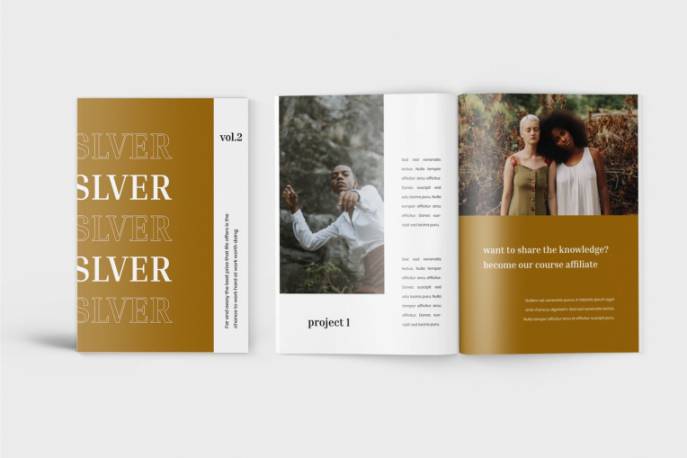 indesign删除-indesign排版模板时尚高端优雅极简主义风格的高品质书籍装帧