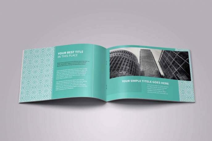 用indesign排版-indesign排版模板A5尺寸企业多功能杂志设计