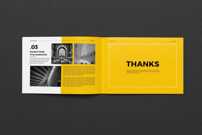 indesign 介绍-indesign排版模板A5尺寸企业简介业务手册