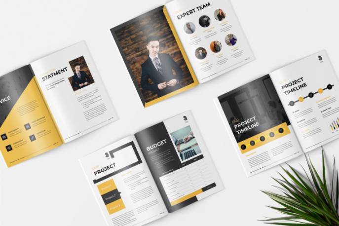 indesign 教学-indesign排版模板好用的年度报告品牌手册手册杂志房地产