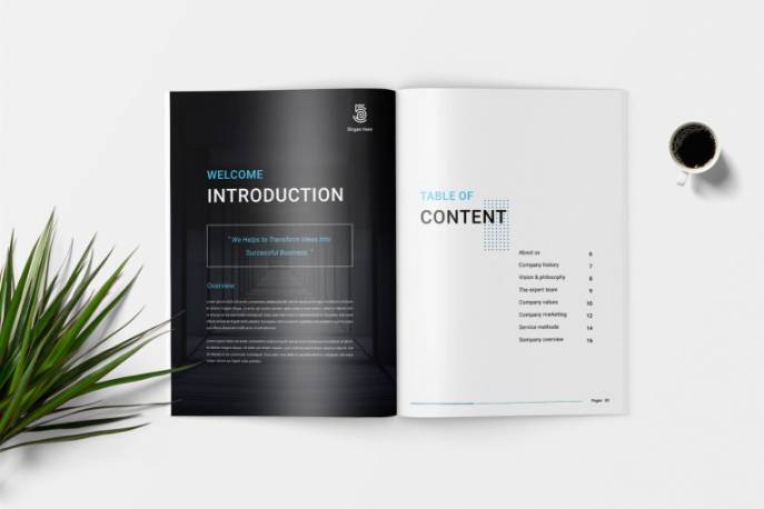 电脑indesign-indesign排版模板时尚高端专业的高品质房地产楼书品牌手册画