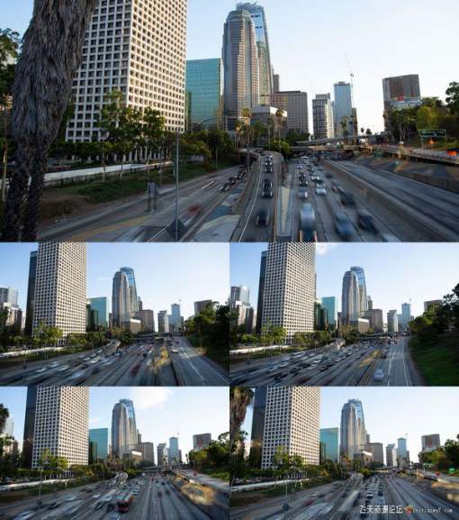 摄影RAW原图下载-延时摄影RAW素材-155张城市风光车流延时摄影RAW素材