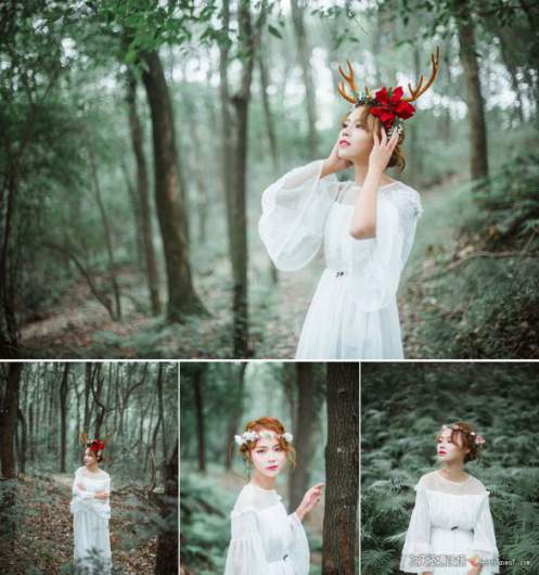 摄影RAW原图下载-唯美森系小清新人像写真RAW原片修图调色素材