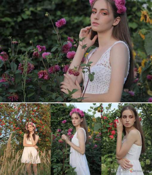 摄影RAW原图下载-260张外拍美女RAW原片下载