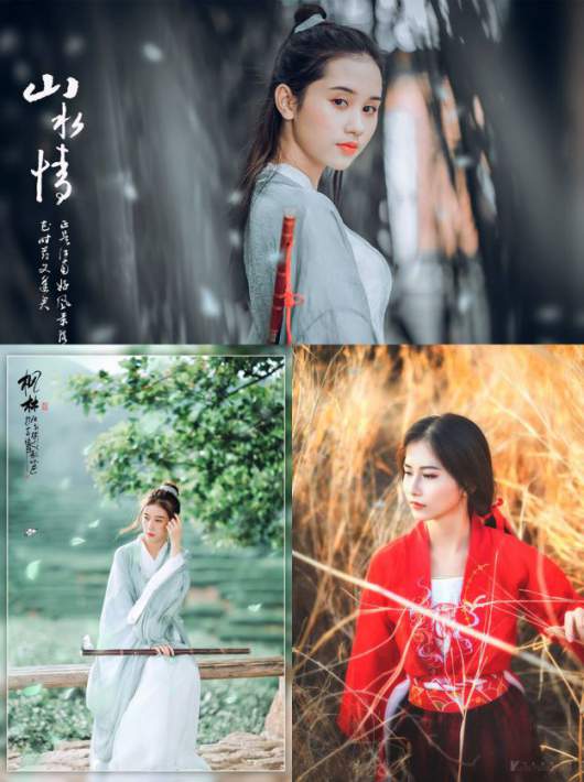 摄影RAW原图下载-17张RAW古风原片-莲花江湖古装汉服人像外景摄影后期素材