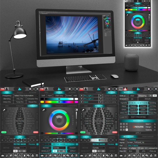 全汉化色调蒙版扩展面板-Tonality Masks Panel v3