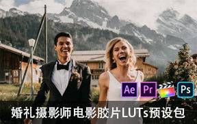 婚礼摄影师电影胶片LUTs预设包  KREATIV WEDDING LUTS