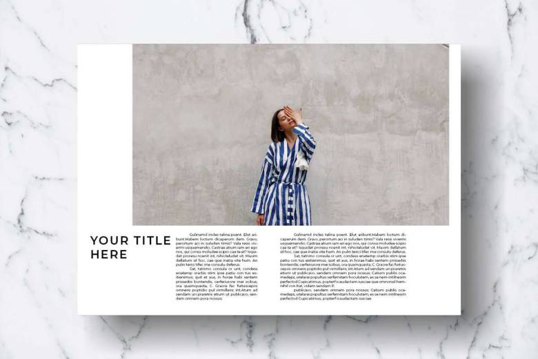 indesign打开图片-indesign排版模板24个自定义页面的时尚生活方式摄影杂志图