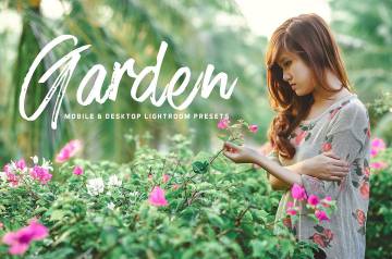 lr预设公园草地户外自然光人像摄影LR预设 Creativetacos Garden Lightroom Presets