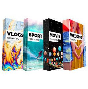 PR模板-1300种Transitions视频转场PR工程光效水墨图形多种效果