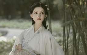 摄影RAW原图下载-古风汉服人像RAW原片，调色修图练习素材