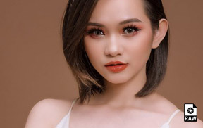 摄影RAW原图下载-室内美女棚拍RAW原片人像精修练习素材