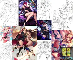 台湾画师Cian yo作品线稿与NSFW(17年12月-19年8月) 3.49G链接…