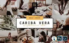 [胶片预设-lr预设]焦糖玛奇朵色调LR/PS预设BukeShop Cariba Vera lightroom presets