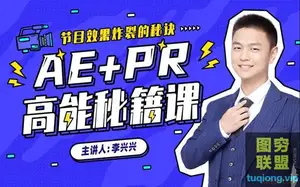 B站:向天歌李兴兴AE+PR高能秘籍课程视频+素材 21.8GB