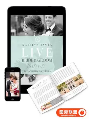 Katelyn James凯特琳·詹姆斯摄影-直播新娘和新郎肖像视频