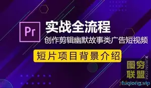 虎课网 短片项目背景介绍-PR商业广告短视频全流程
