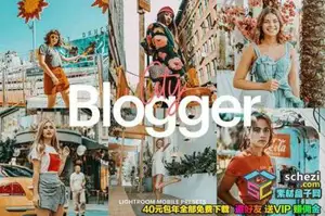 [人像预设-lr预设][人像] 旅行城市博客Lightroom预设