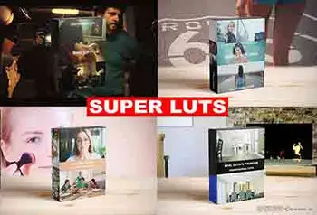 电影级视频调色LUT预设,用于BMPCC和Sony S-LOG的”超级专业级LUT预设”