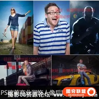 CS263_德国PS欧美商业润饰人像后期调色系列一