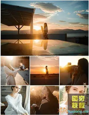 花间摄影学院日落逆光拍摄人像技巧+RAW原片