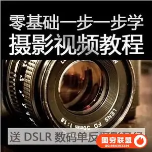 0038 一步一步学摄影视频 128集送DSLR数码单反摄影圣经教程