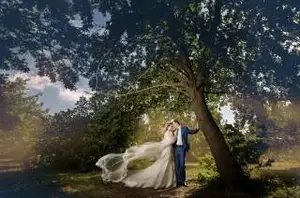 俄罗斯摄影师Dmitry Usanin婚礼飘纱裙摆合成修饰教程