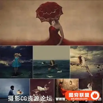 CSG097_高端商业时尚大片情绪人像摄影及PS后期艺术创意合成