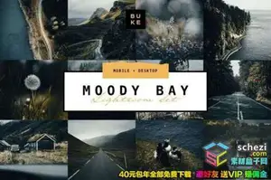 [风光预设]旅拍黑暗情绪电影胶片风光后期手机