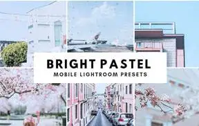 [日系|网红-lr预设]粉彩通透日系糖果色Lightroom预设 Bright Pastel Lightroom Presets