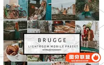 Instagram网红博主布鲁日(Brugge)旅拍Lightroom预设+Mobile App LR预设