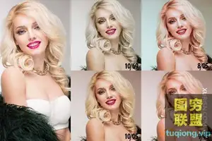 14金发Photoshop动作,ACR和LUT预设Blonde Hair Actions , ACR and LUT Presets