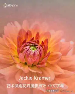 [风光]KelbyOne-花卉摄影师Jackie Kramer艺术微距花卉摄影技巧-中文字幕