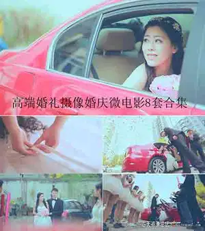 高端婚礼摄像婚庆MV微电影拍摄后期剪辑调色8套教程合集