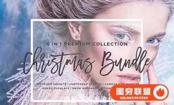 冬季光斑华丽艺术Lightroom预设,ACR预设,PS动作,笔刷纹理工具包