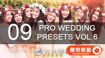 专业婚礼调色预设LRTemplate模板