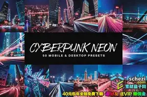 [风光预设-lut/lr预设][风景] 史诗般城市夜景风光Lightroom预设+LUT预设