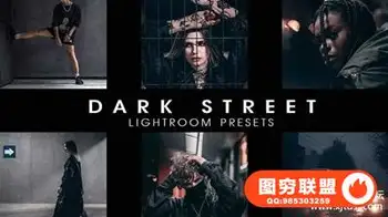 夜景街拍黑暗电影质感色调Lightroom/PS预设/手机APP预设