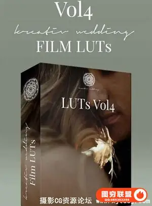 高端婚礼视频调色LUTs预设-Kreativ Wedding LUTs Vol4 (Win/Mac)