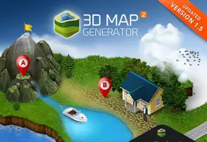 3D Map Generator 2 – Isometric卡通三维地图生成器的汉化扩展面板