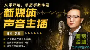 凯紫 手把手教你做新媒体声音主播