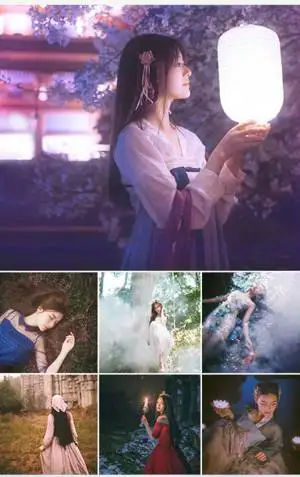 唯美风人像后期教程送100款唯美人像预设 知竹