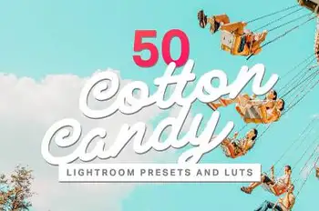 [人文旅行-lut/lr预设]棉花糖+LUT预设sparklestock  50 Cotton Candy Lightroom Presets and LUTs
