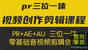 []PR+AU+AE 三位一体视频创作与剪辑进阶训练营